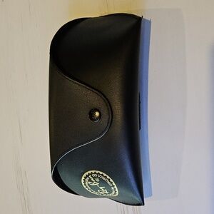 Ray-Ban Black Sunglasses Case with Gold Logo